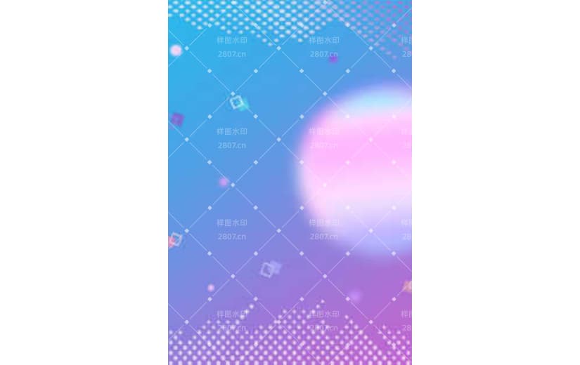 时尚渐变波点背景