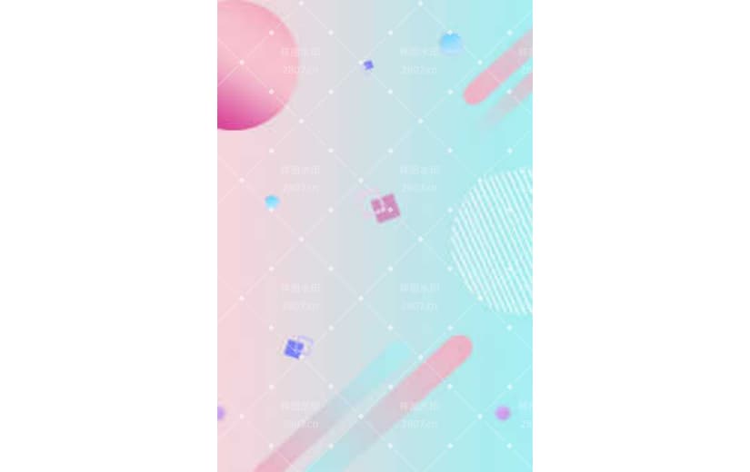 时尚梦幻渐变几何背景