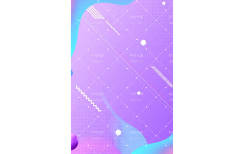 紫色扁平几何电商促销渐变背景