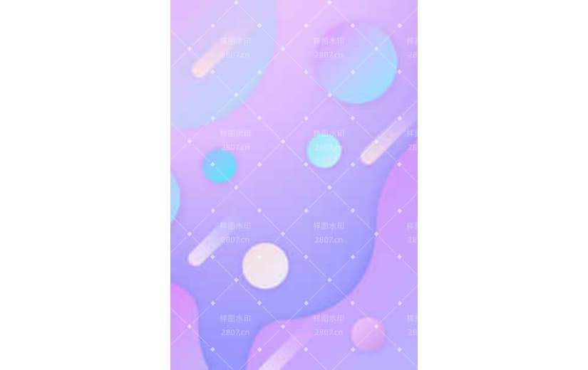 梦幻紫色炫彩渐变线条几何电商背景