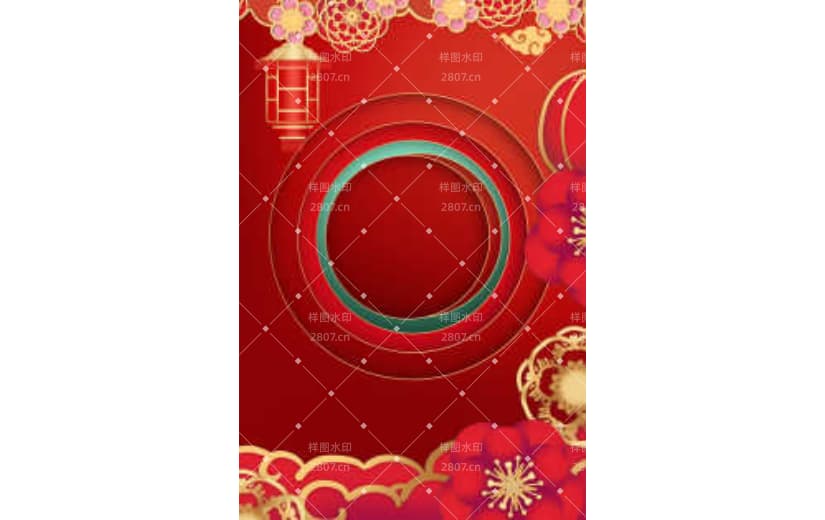 中国风春节喜庆宣传背景