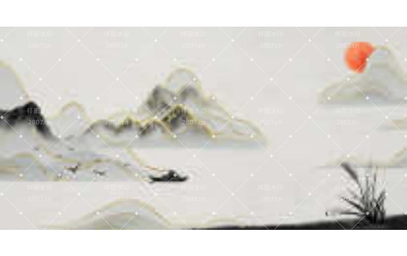 复古中国风大气风水背景