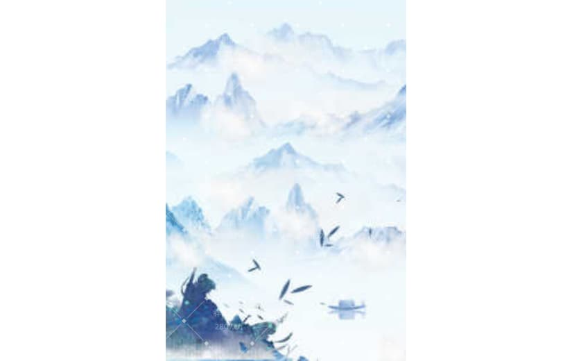 中国风云雾祥云烟雾武侠仙侠古风背景