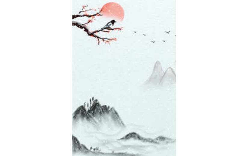 传统文化水墨背景图