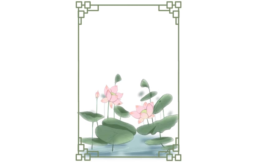 简约中国风小暑背景