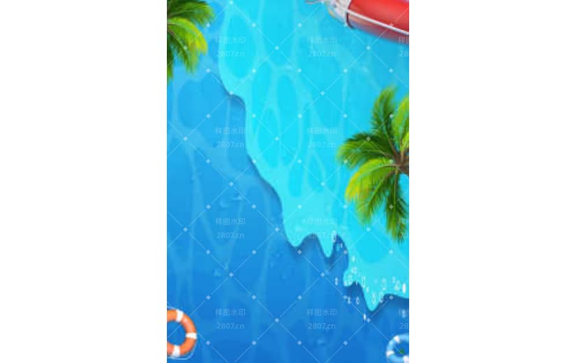 初夏电商清爽大气产品背景