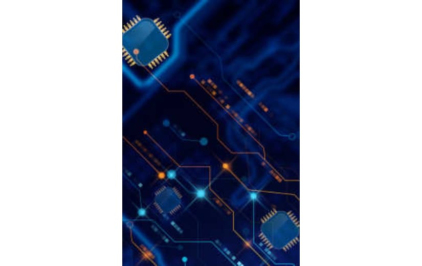科技芯片智能线条高科技宣传背景