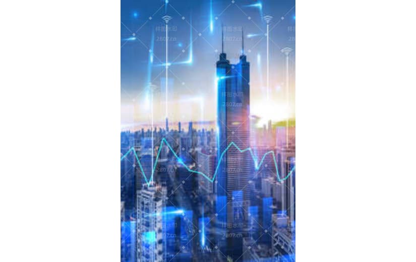 科技城市商务大数据宣传背景
