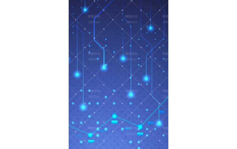蓝色光效纹理科技宣传背景