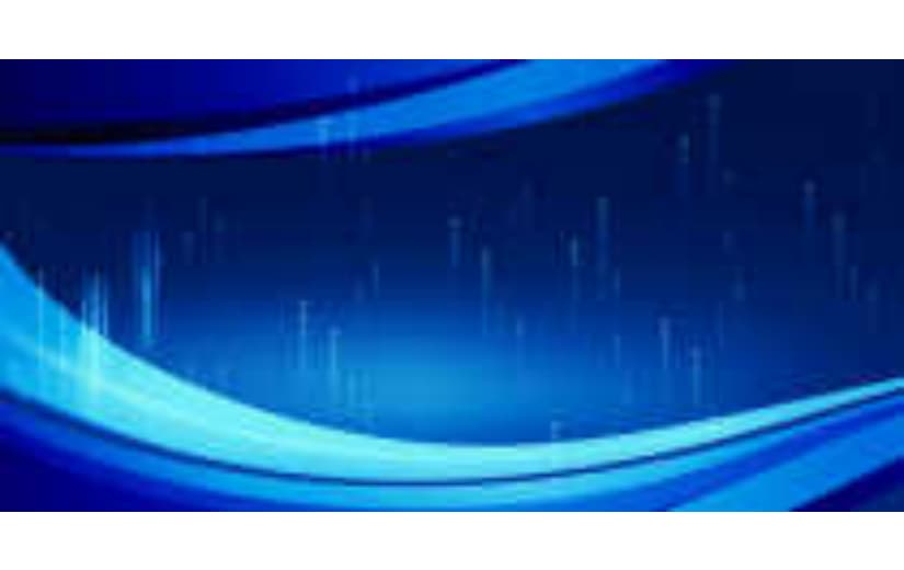 蓝色科技渐变线条流体炫彩背景