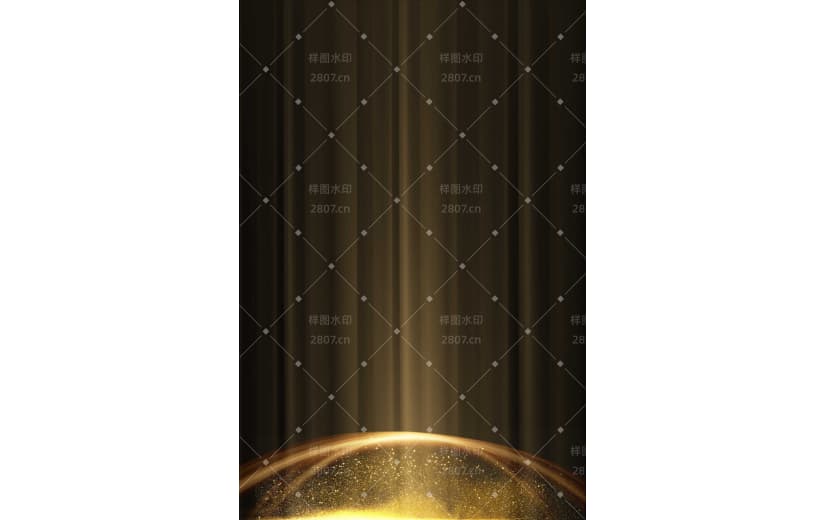 金色光效粒子背景