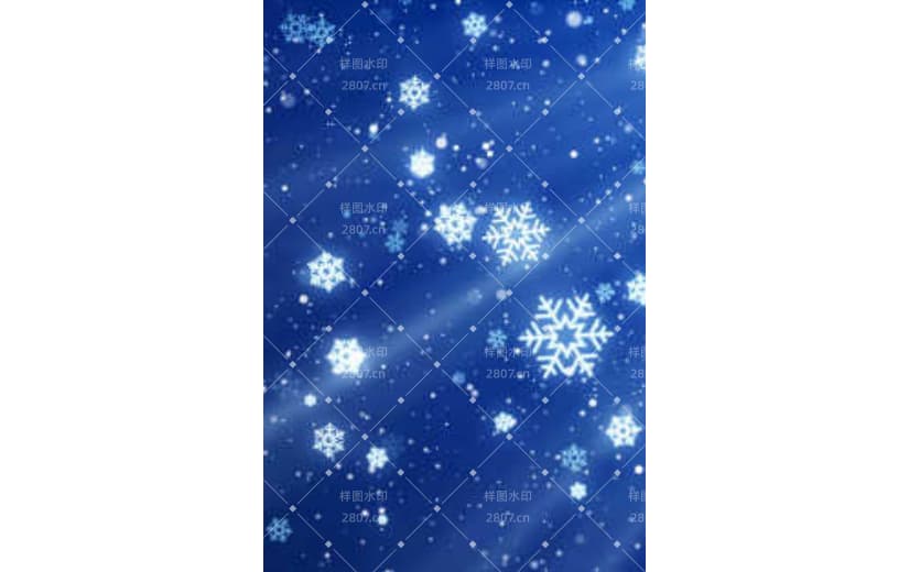 冰雪节冰块雪花效果背景