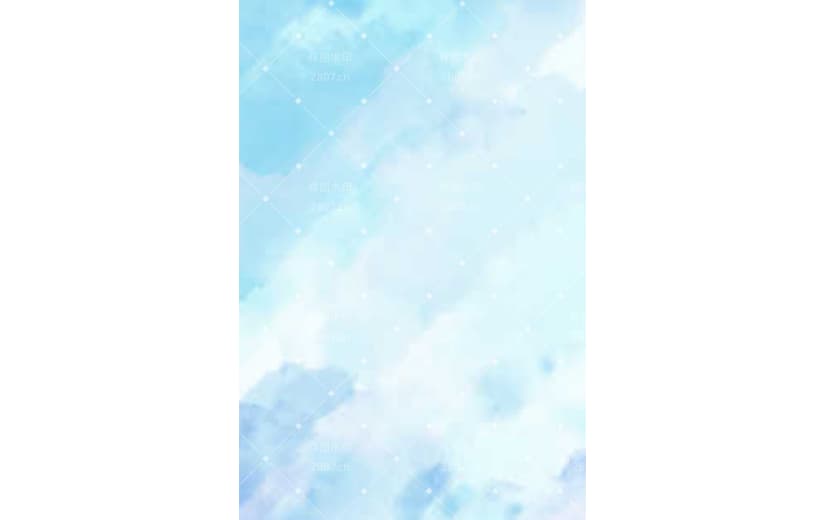 蓝色水彩水墨水粉笔刷背景