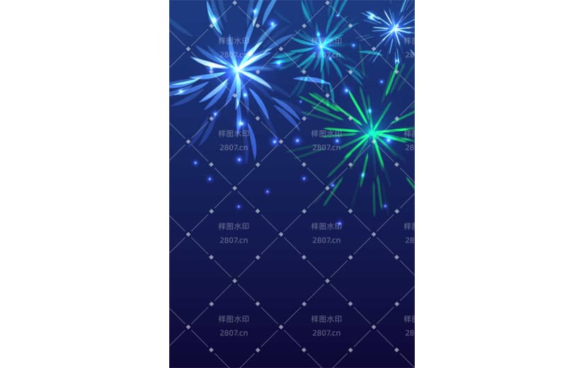 新年春节新春烟花背景