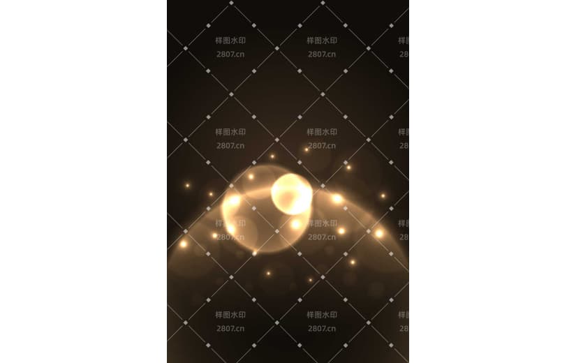 闪灯散焦散景光斑光晕背景