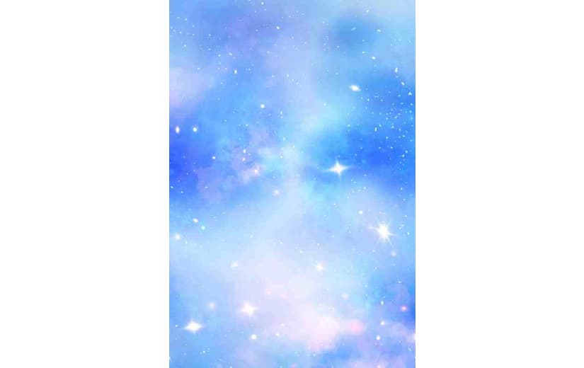 梦幻蓝色水彩星空星云背景