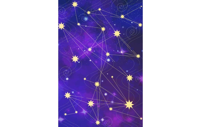 浪漫梦幻星空星云星星背景