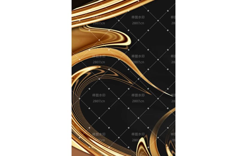 金色流体抽象房地产纹理背景