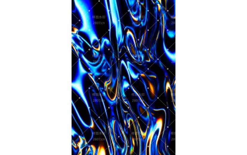 蓝色镭射全息渐变背景