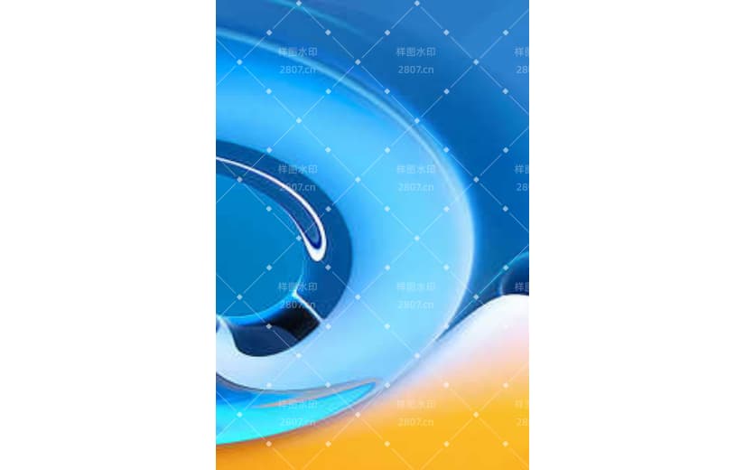 撞色流体渐变酸性镭射纹理背景