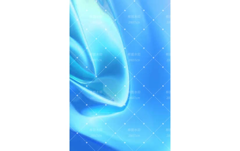 蓝色流体渐变液态质感背景