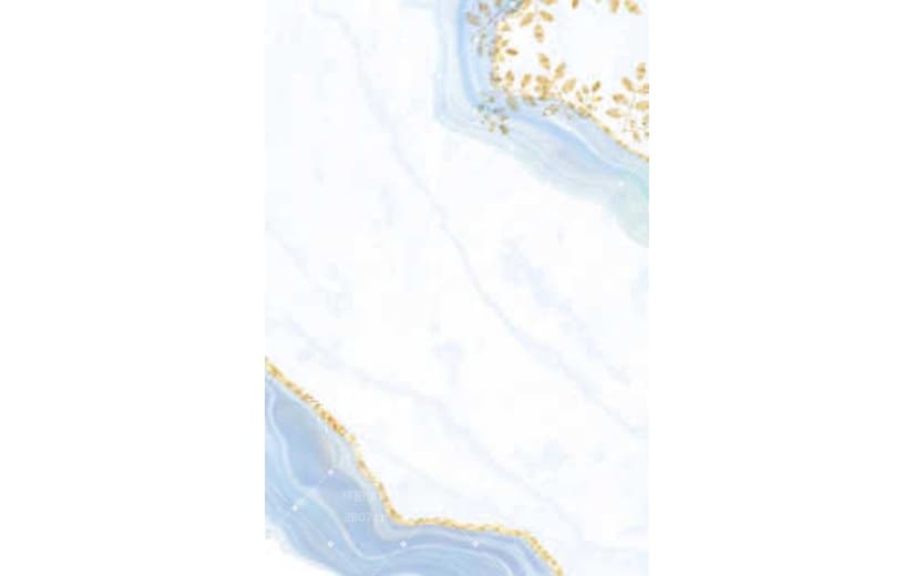 蓝色大理石水墨鎏金肌理背景