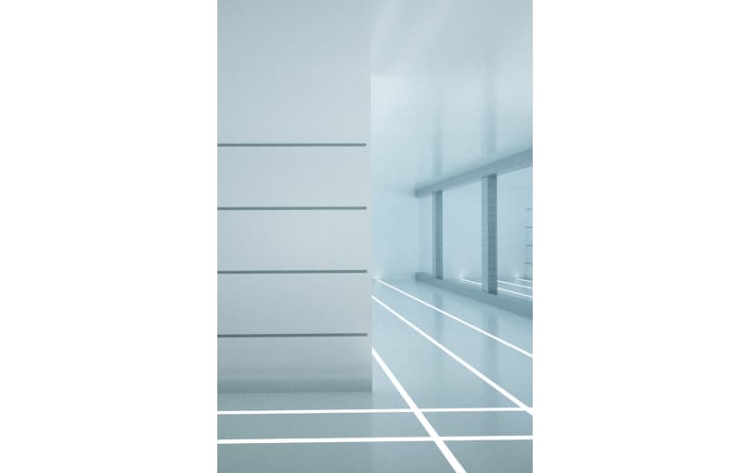 立体空间建筑C4D风格纹理背景