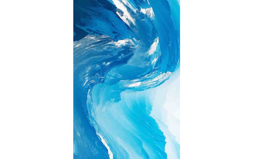 蓝色流体大理石纹理质感背景