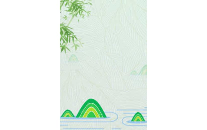 复古中国风线条简约端午节背景