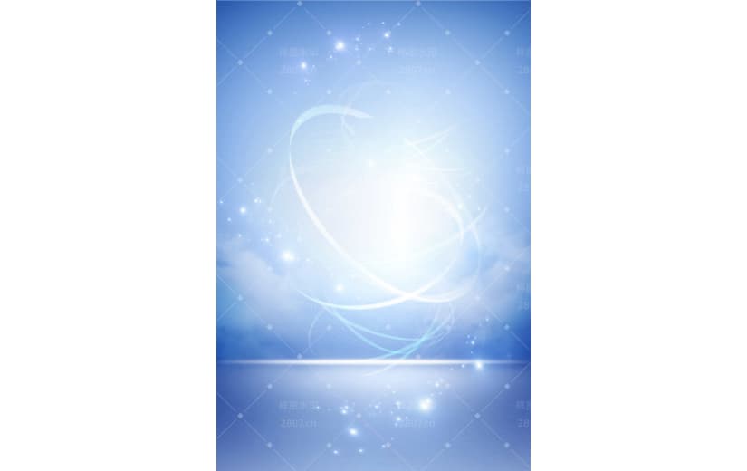 大气简约蓝色光效背景