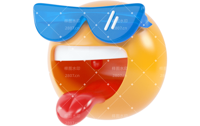 创意3d立体创意表情元素