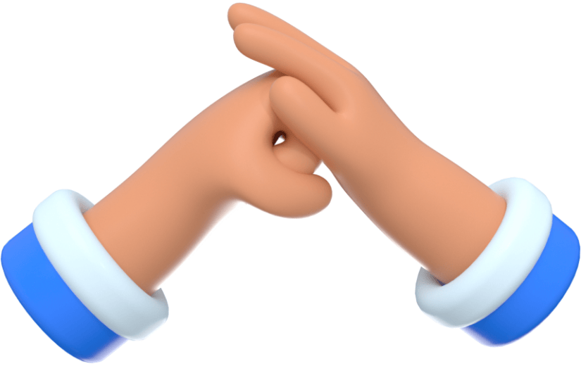 元素卡通3D拳头
