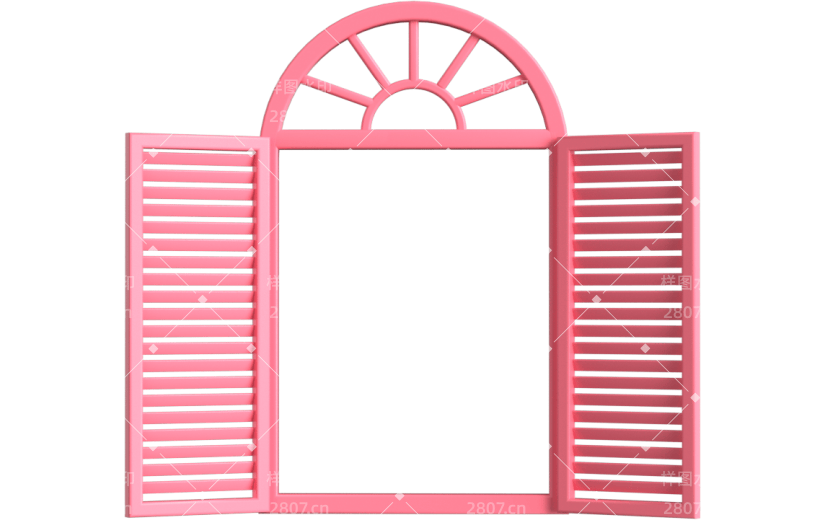 元素3D卡通窗户