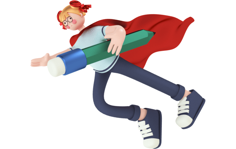 创意3d立体创意学生元素