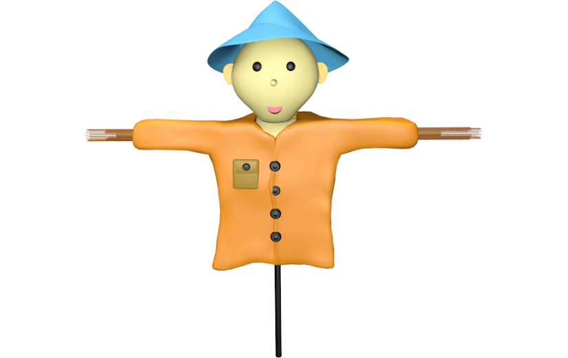 元素3D稻草人
