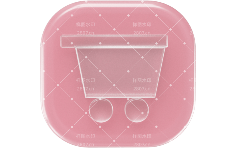  元素3D购物车图标 购物 购物车 图标 UI界面 按钮