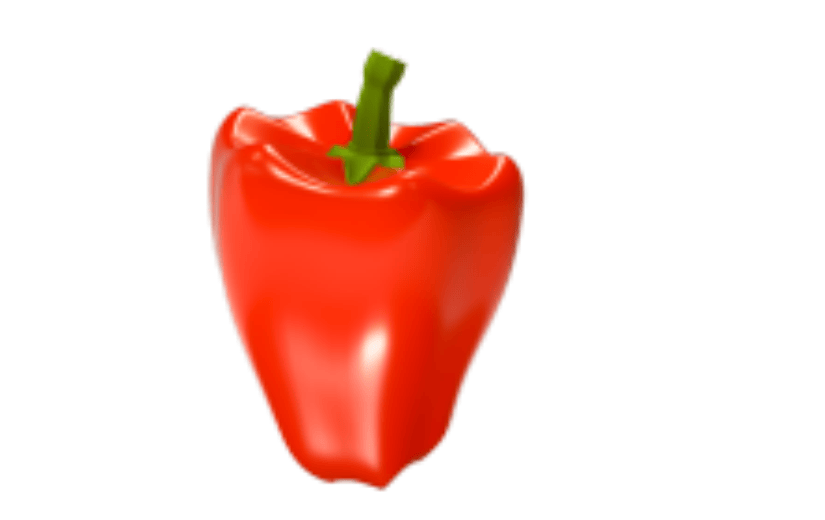 红色甜椒辣椒蔬菜3D元素