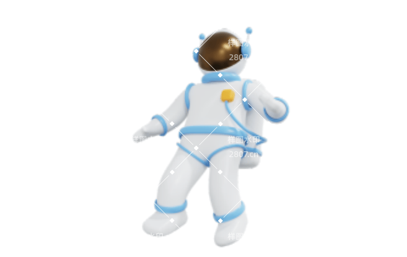 3DC4D立体太空人