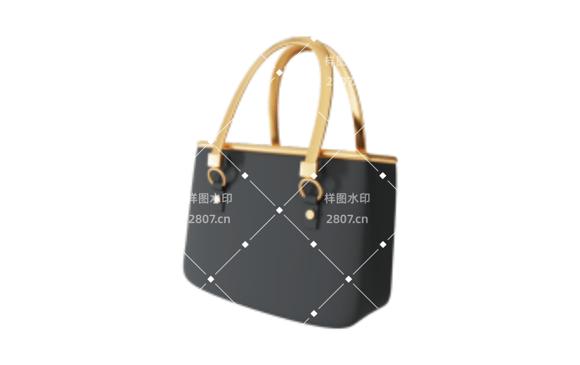 3D购物用品女士手提包