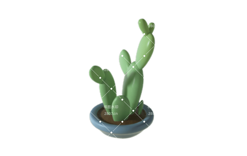 仙人掌植物创意植物元素盆栽阳台绿植
