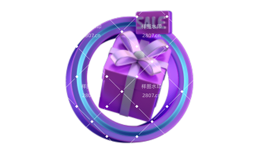 618电商3D活动促销元素建模渲染