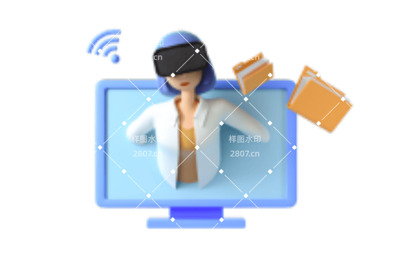 蓝色互联网人工智能VR元宇宙人物模型