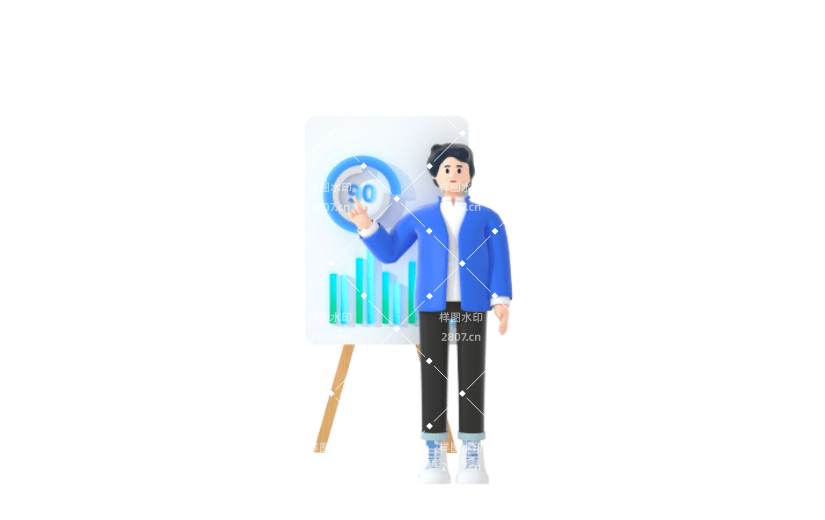 3D立体卡通营销宣传人物IP