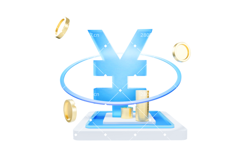 3D玻璃质感科技图标