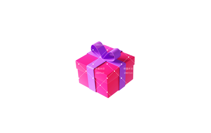 C4D电商促销元素礼物盒