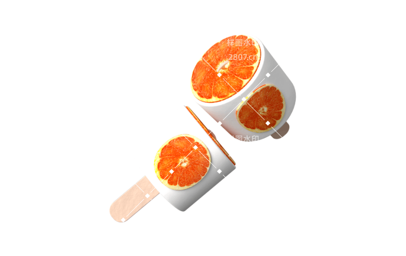 3d立体夏季食物雪糕