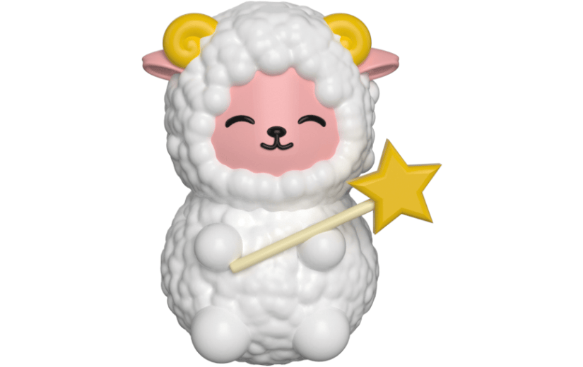 元素3D卡通小绵羊