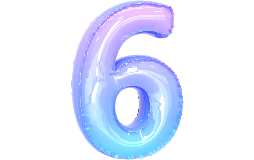 元素3D 数字6倒计时