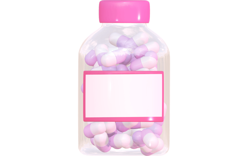 药丸药品医疗用品3D元素