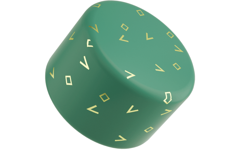元素C4D立体绿色简约圆柱几何